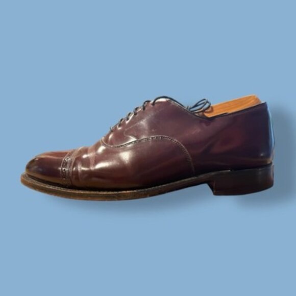 Johnston & Murphy Men’s Aristocrat  Cap Toe Color Burgundy size 9 main image 4